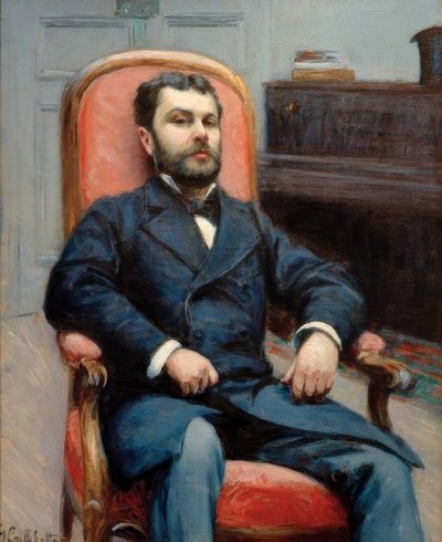 Portrait de Richard Gallo - Gustave Caillebotte